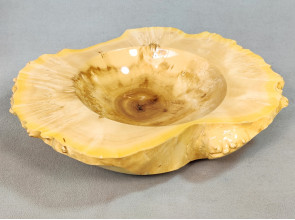 Handmade Wooden Bowl / Maple Burl Wood